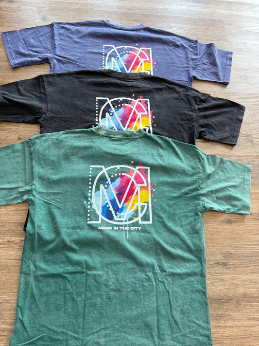 "Made In The City" Summer Colors Tee by Art & Co. x Scooby (Charcoal)