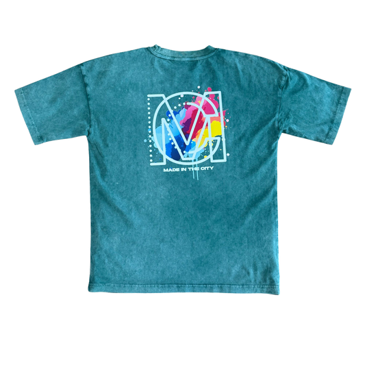 "Made In The City" Summer Colors Tee by Art & Co. x Scooby (Green)