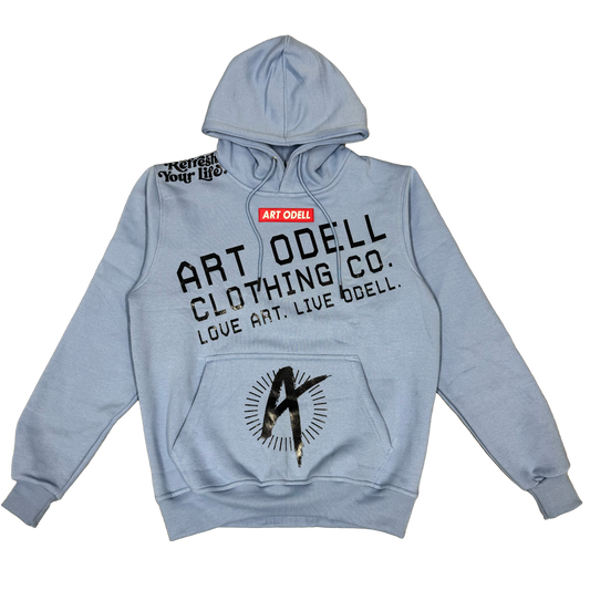 Refresh Your Life Hoodie (Ice Grey x Ice Blue)