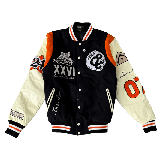 Cream & OJ Made in the City Varsity Jacket — Archive Cut