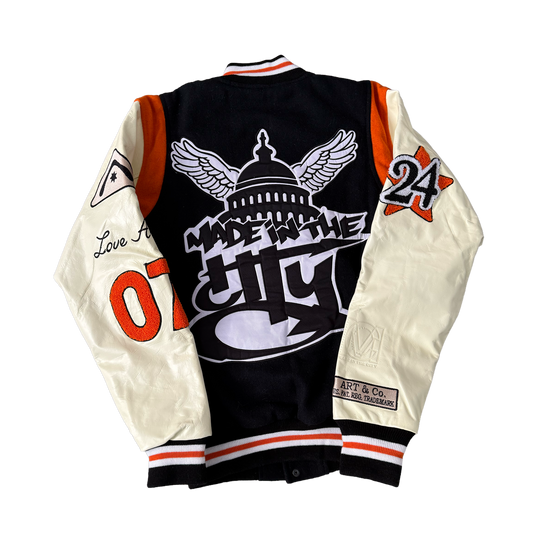 Cream & OJ Made in the City Varsity Jacket — Archive Cut
