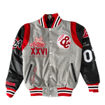 Red Made in the City Varsity Jacket — Archive Cut