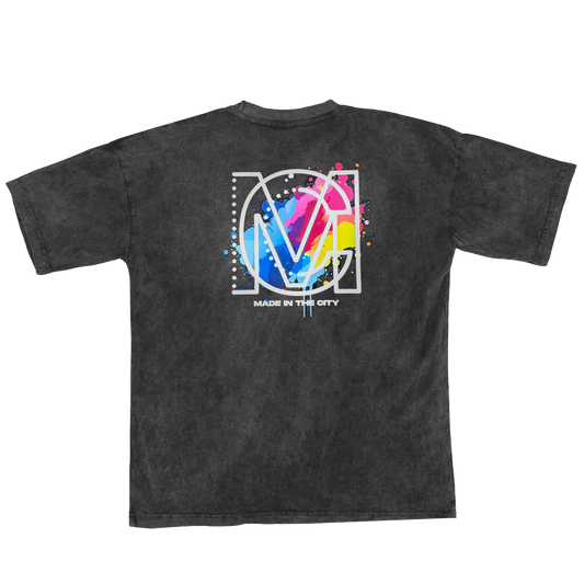 "Made In The City" Summer Colors Tee by Art & Co. x Scooby (Charcoal)