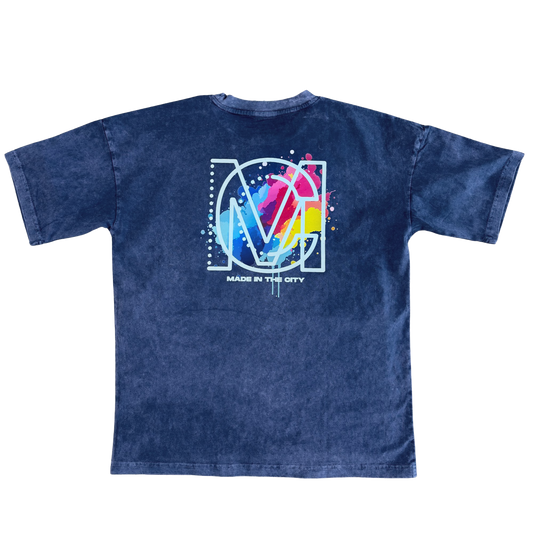 "Made In The City" Summer Colors Tee by Art & Co. x Scooby (Navy)
