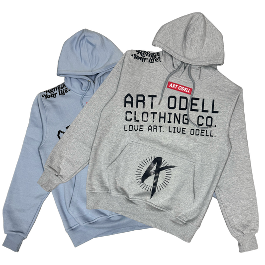 Refresh Your Life Hoodie (Ice Grey x Ice Blue)