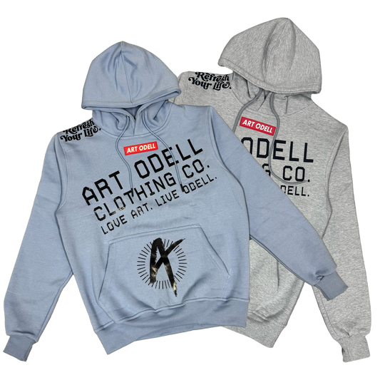 Refresh Your Life Hoodie (Ice Grey x Ice Blue)